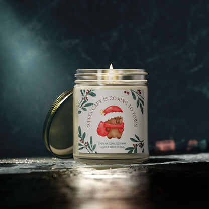 Santa Capy is Coming to Town Christmas Scented Candle
