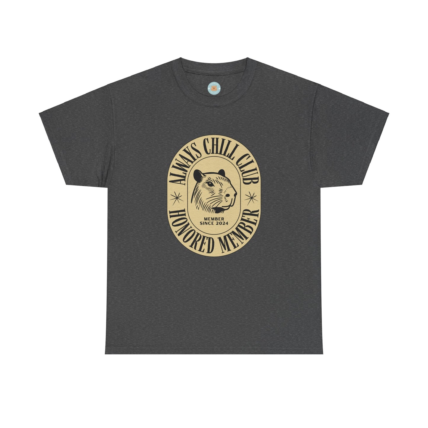 Capybara Chill Club Honored Member T-Shirt