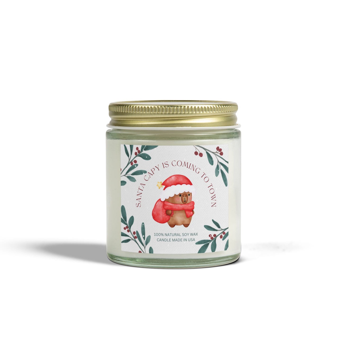 Santa Capy is Coming to Town Christmas Scented Candle