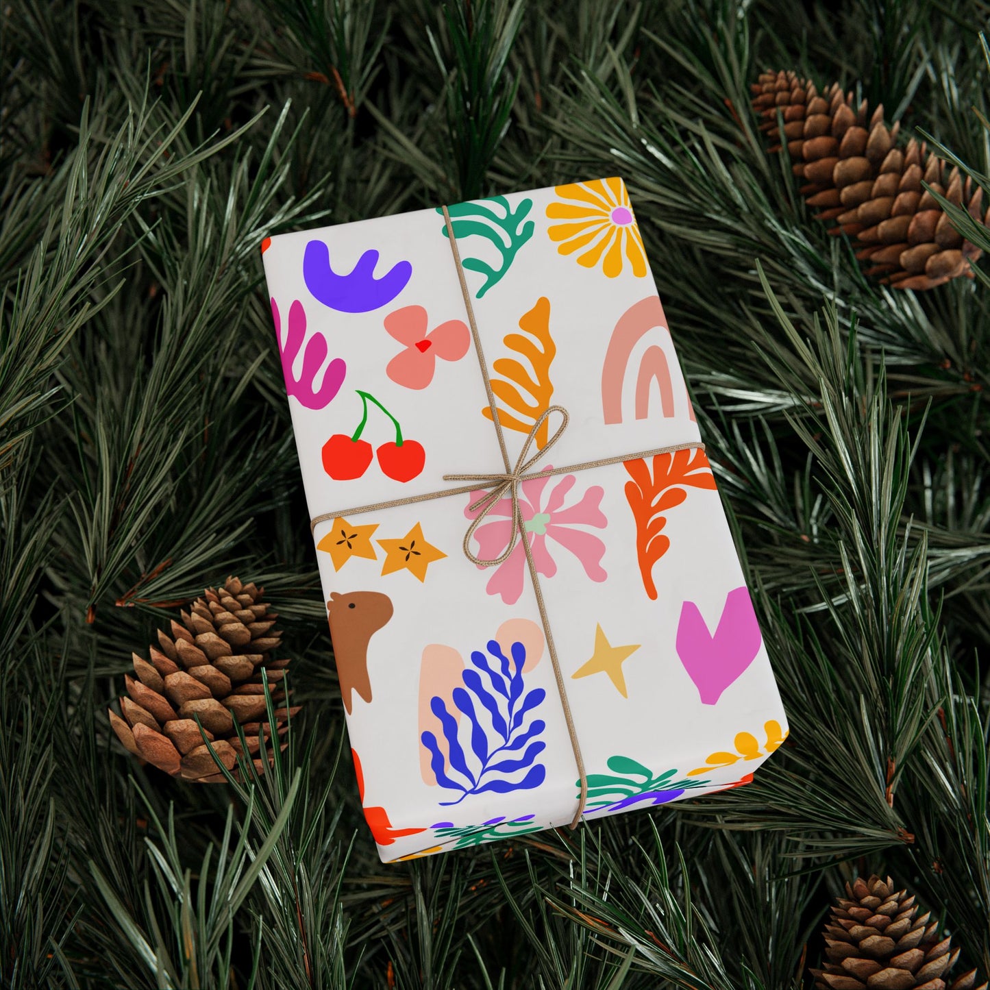Matisse Inspired Painting with Capybara Gift Wrapping Paper