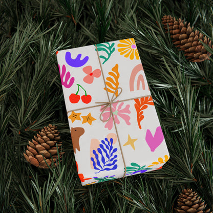 Matisse Inspired Painting with Capybara Gift Wrapping Paper