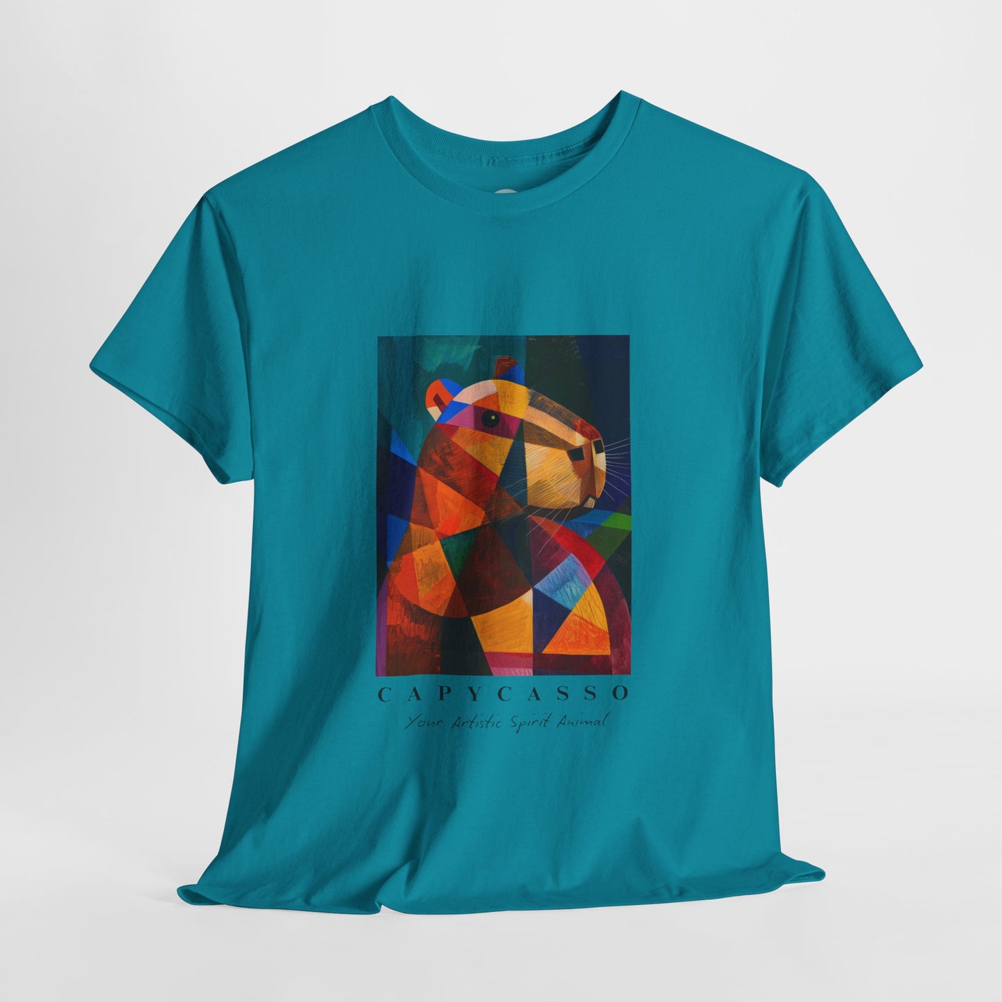 CAPYCASSO II - Abstract Picasso Inspired Capybara T-shirt