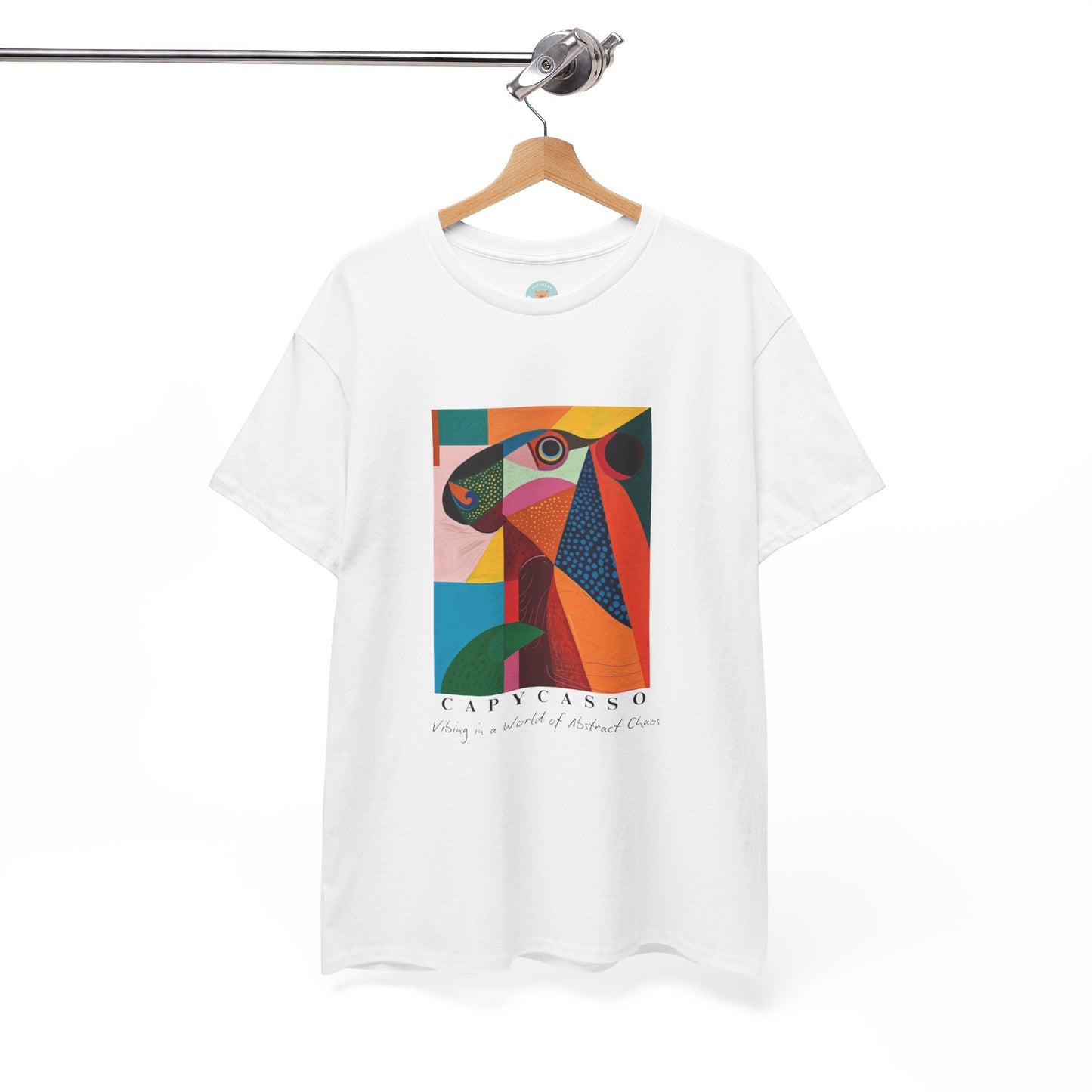 CAPYCASSO- Abstract Picasso Inspired Capybara T-shirt