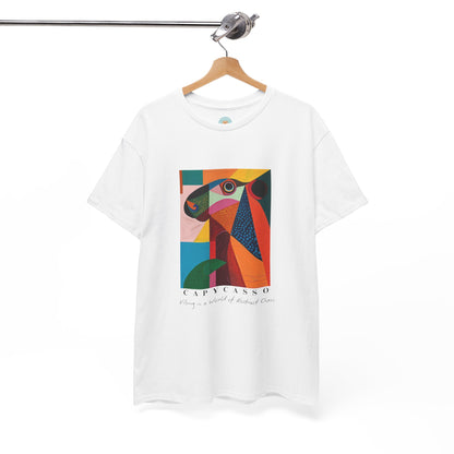 CAPYCASSO- Abstract Picasso Inspired Capybara T-shirt