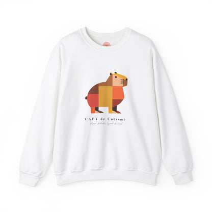 Capy de Cubisme  - Cubisme Style Capybara Sweatshirt