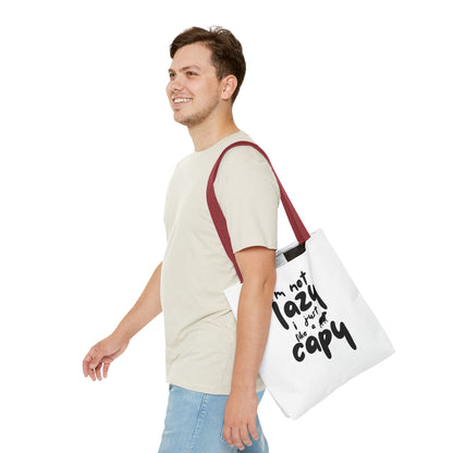 Capy Tote Bag - I'm Not Lazy, I Just Like a Capy