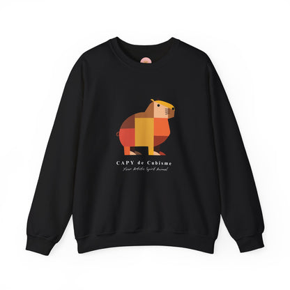Capy de Cubisme  - Cubisme Style Capybara Sweatshirt