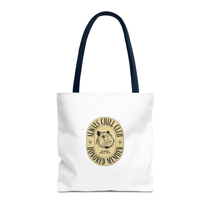 Capybara Tote Bag - Always Chill Club Honored Member Design