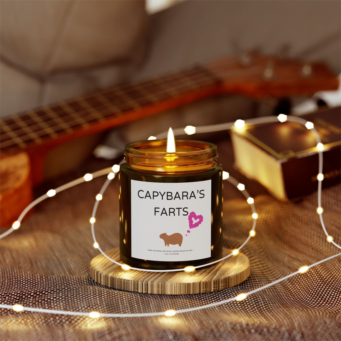 Funny Candle Gift Capybara's Farts (9 Scents)
