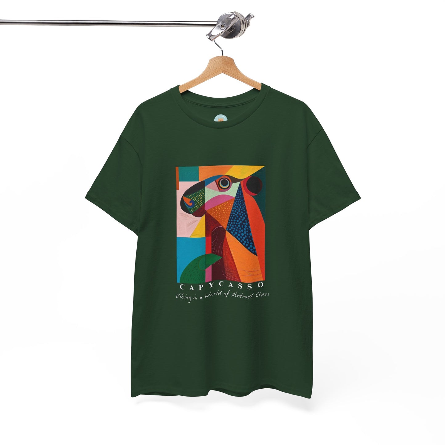 CAPYCASSO- Abstract Picasso Inspired Capybara T-shirt