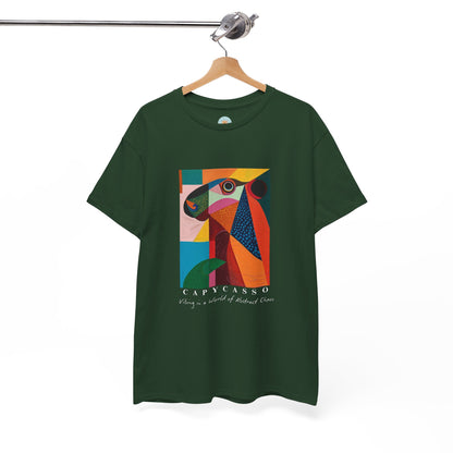 CAPYCASSO- Abstract Picasso Inspired Capybara T-shirt