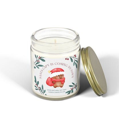Santa Capy is Coming to Town Christmas Scented Candle