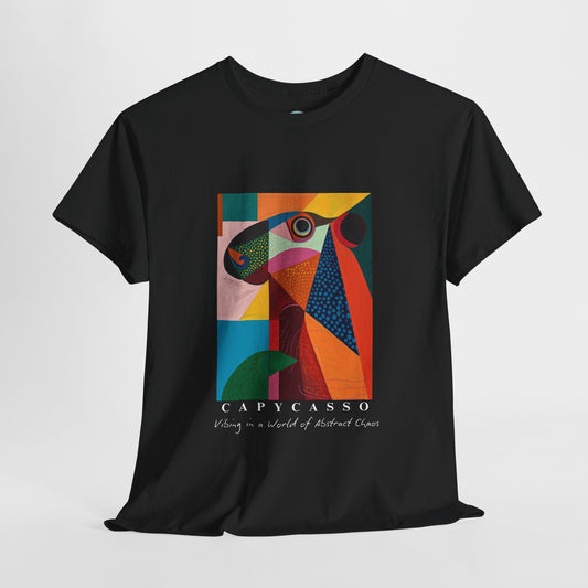 CAPYCASSO- Abstract Picasso Inspired Capybara T-shirt