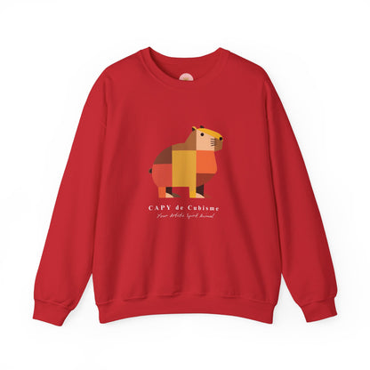 Capy de Cubisme  - Cubisme Style Capybara Sweatshirt