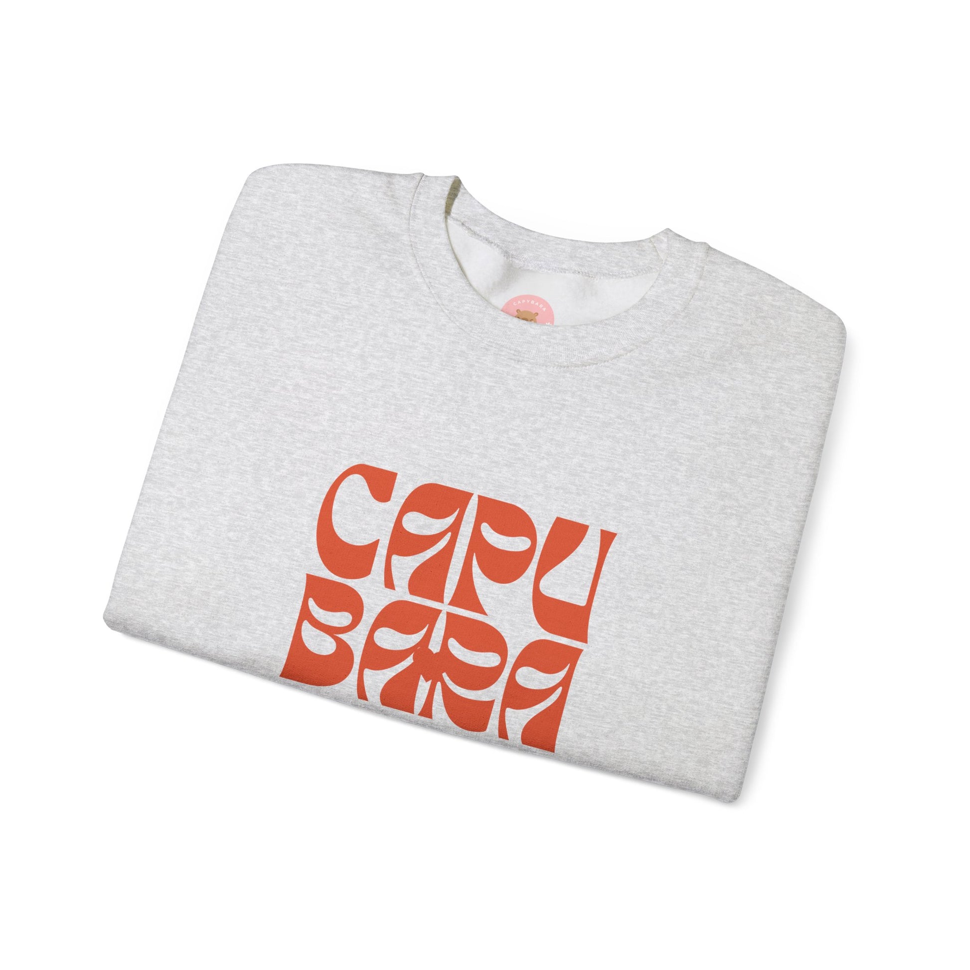 CAPYBARA Chill Club sweatshirt features the stylish plain text design. It offers a comfy wearing experience with a classic fit and crew neckline. Perfect for colder months, this sweatshirt is ideal for those who love unique and chill designs. The target audience includes individuals who enjoy cozy apparel with a touch of personality. Relevant for holidays, casual gatherings, and everyday wear.