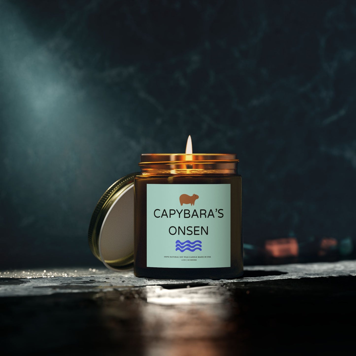 Indulge in tranquillity with Capybara’s Onsen Candle! Each candle is scented with Midnight Blackberry, Lavender, Fraser Fir, Cinnamon Chai, Cashmere Musk, Beachwood, Mango Coconut, and Vanilla Bean fragrances, offering up to 20 hours of burn time. Made with natural Coconut Apricot Wax in the USA, eco-friendly and non-toxic.