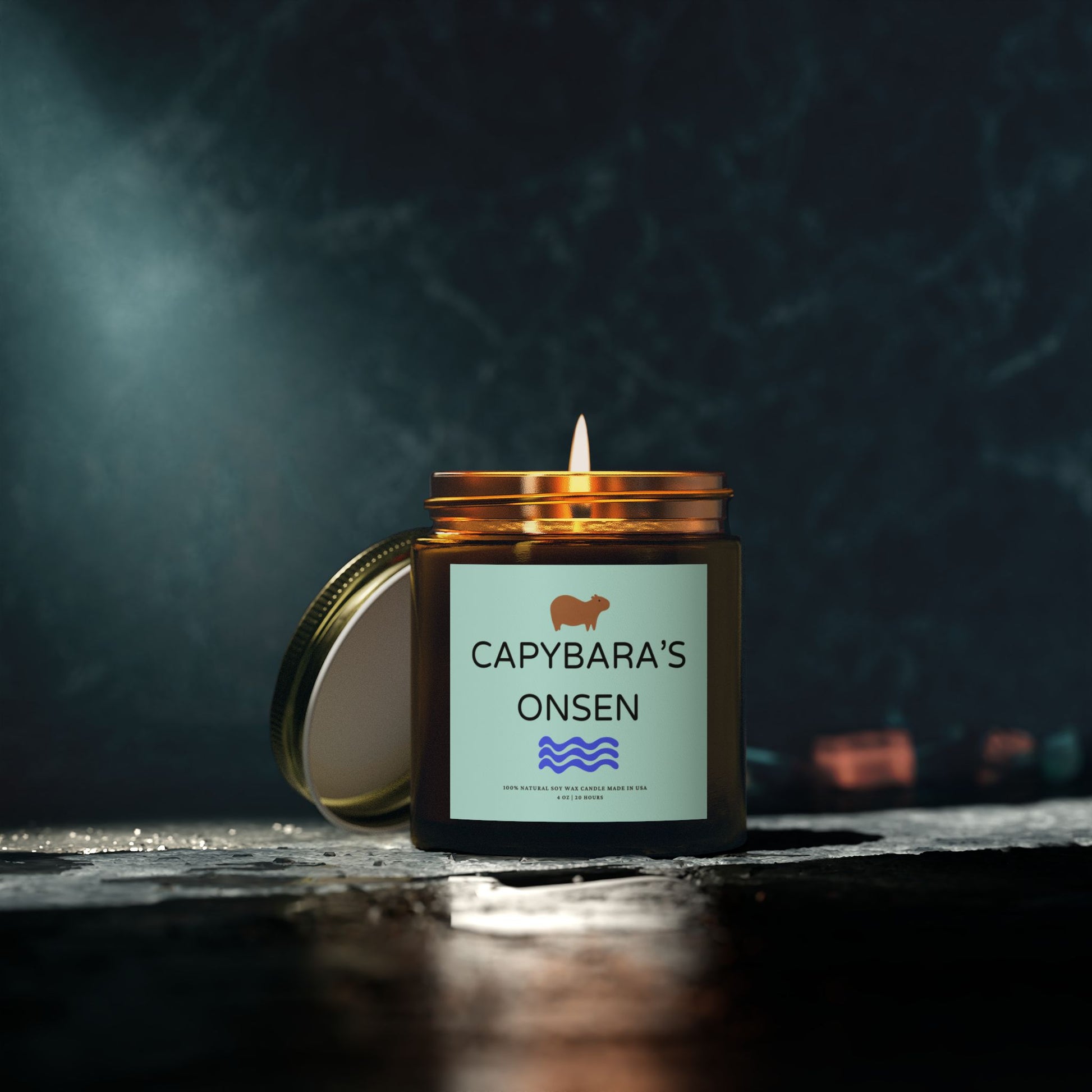 Indulge in tranquillity with Capybara’s Onsen Candle! Each candle is scented with Midnight Blackberry, Lavender, Fraser Fir, Cinnamon Chai, Cashmere Musk, Beachwood, Mango Coconut, and Vanilla Bean fragrances, offering up to 20 hours of burn time. Made with natural Coconut Apricot Wax in the USA, eco-friendly and non-toxic.