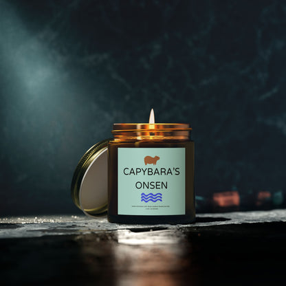 Indulge in tranquillity with Capybara’s Onsen Candle! Each candle is scented with Midnight Blackberry, Lavender, Fraser Fir, Cinnamon Chai, Cashmere Musk, Beachwood, Mango Coconut, and Vanilla Bean fragrances, offering up to 20 hours of burn time. Made with natural Coconut Apricot Wax in the USA, eco-friendly and non-toxic.