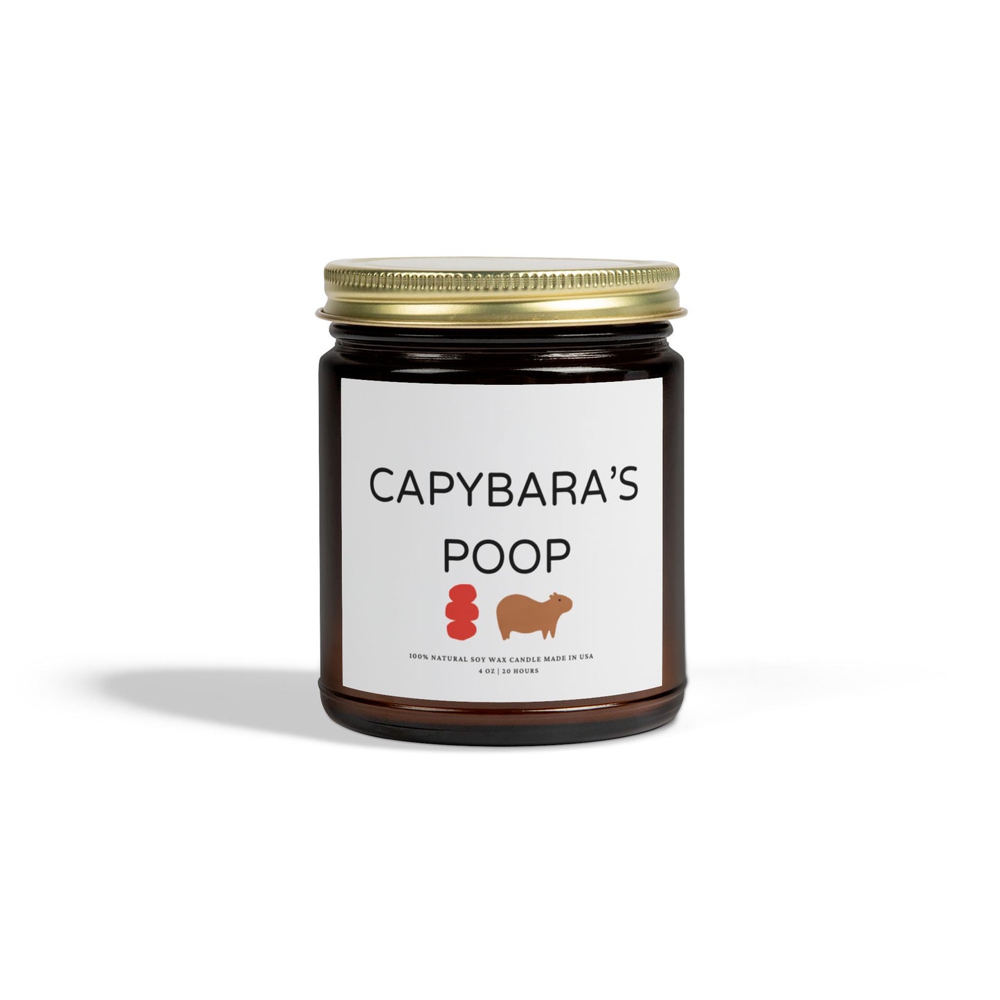 Funny Candle Gift Capybara's Poop (9 Scents)