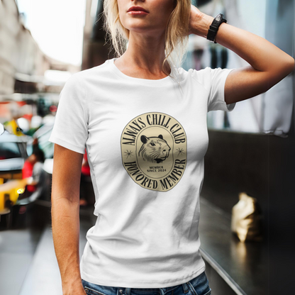 Capybara Chill Club Honored Member T-Shirt