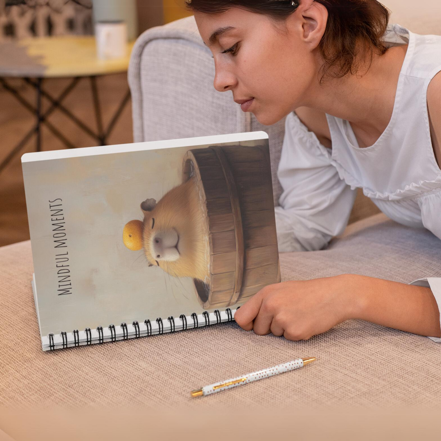 Capybara Notebook - Mindful Moments